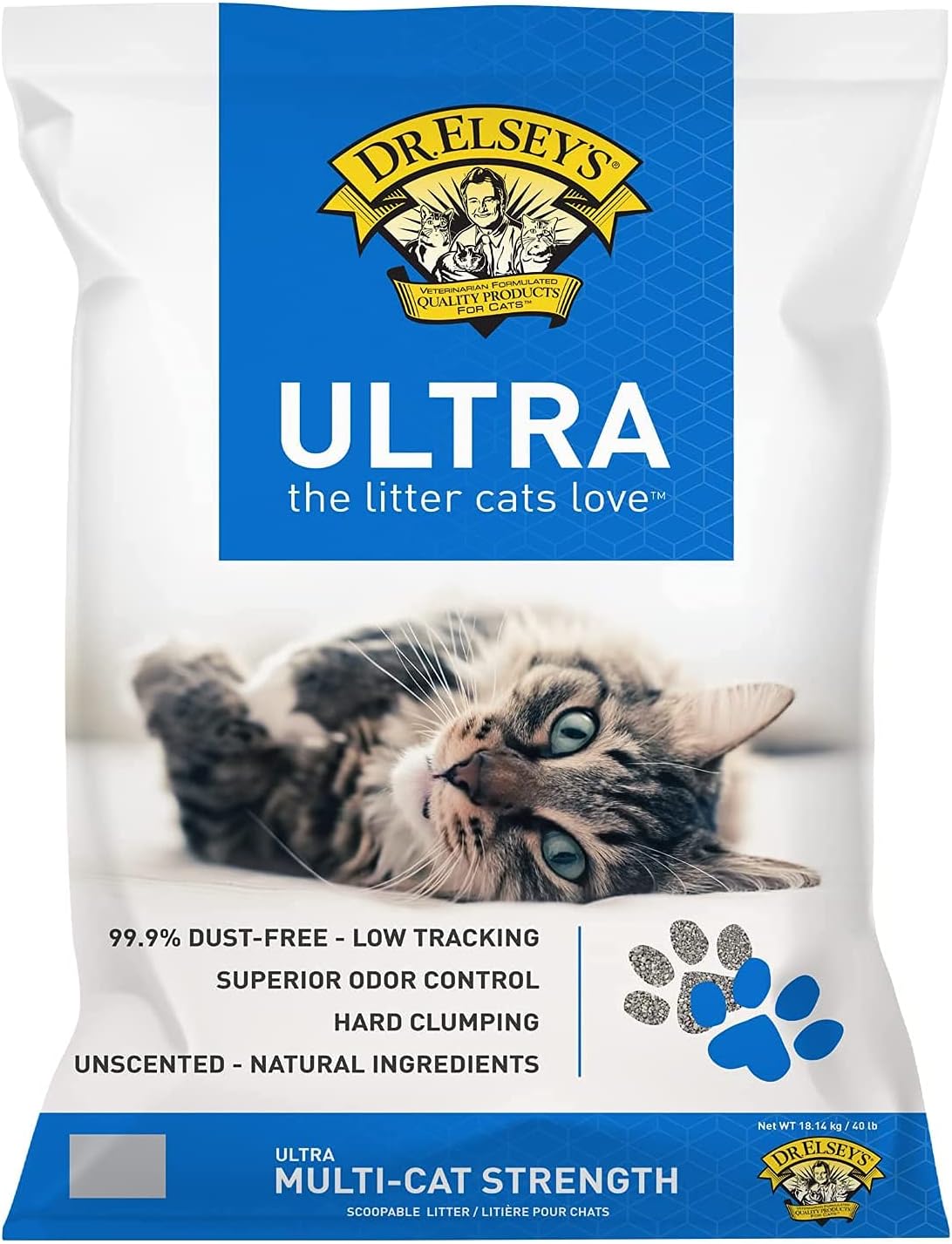 Dr. Elsey's Ultra Clumping Cat Litter, 40 lb